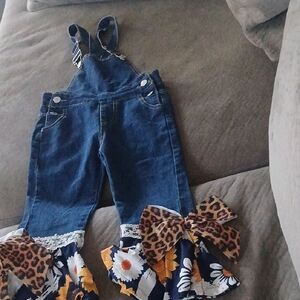 Denim Overall Jumpsuit